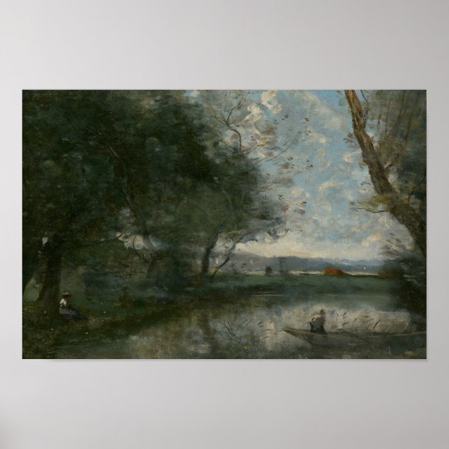 Jean-Baptiste-Camille Corot - Landskap Poster (Framsidan)