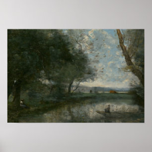 Jean-Baptiste-Camille Corot - Landskap Poster