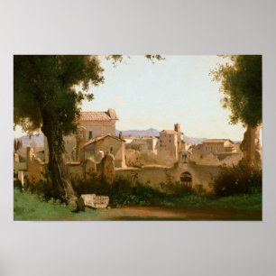 Jean-Baptiste-Camille Corot - View from the Farnes Poster