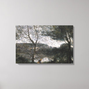 Jean-Baptiste-Camille Corot - Ville-d'Avray Canvastryck