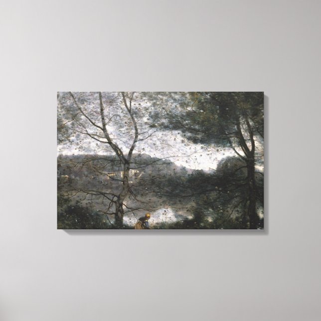 Jean-Baptiste-Camille Corot - Ville-d'Avray Canvastryck (Framsida)