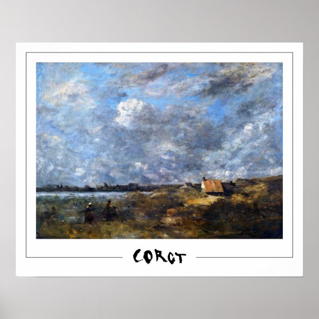 Jean-Baptiste-Camille Corot Zedign Art Poster #101 (Framsidan)