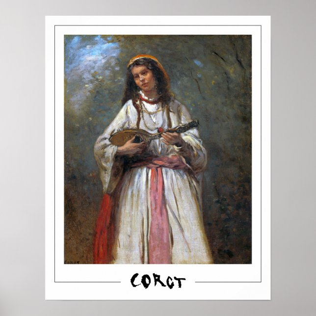 Jean-Baptiste-Camille Corot Zedign Art Poster #170 (Framsidan)