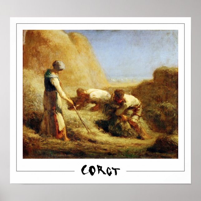 Jean-Baptiste-Camille Corot Zedign Art Poster #320 (Framsidan)