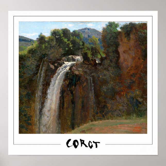Jean-Baptiste-Camille Corot Zedign Art Poster #385 (Framsidan)