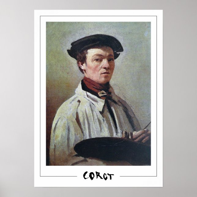 Jean-Baptiste-Camille Corot Zedign konstaffisch #1 Poster (Framsidan)