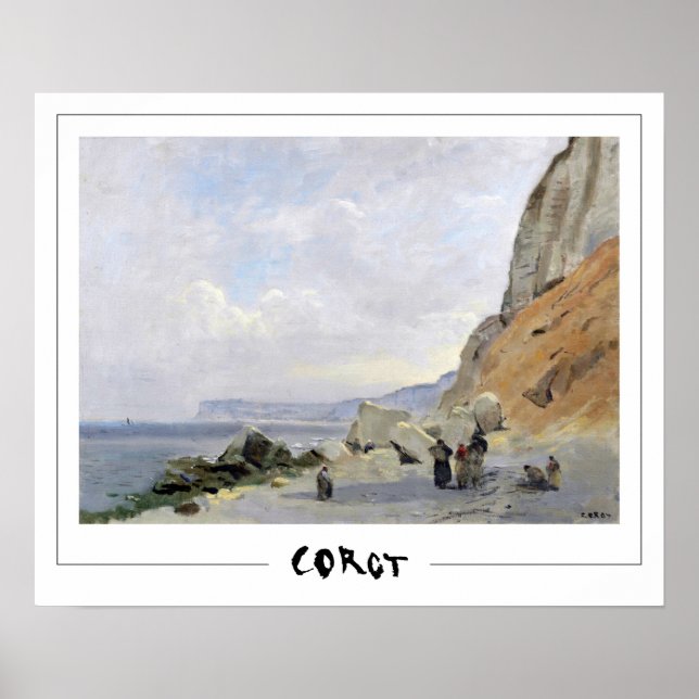 Jean-Baptiste-Camille Corot Zedign konstaffisch #3 Poster (Framsidan)