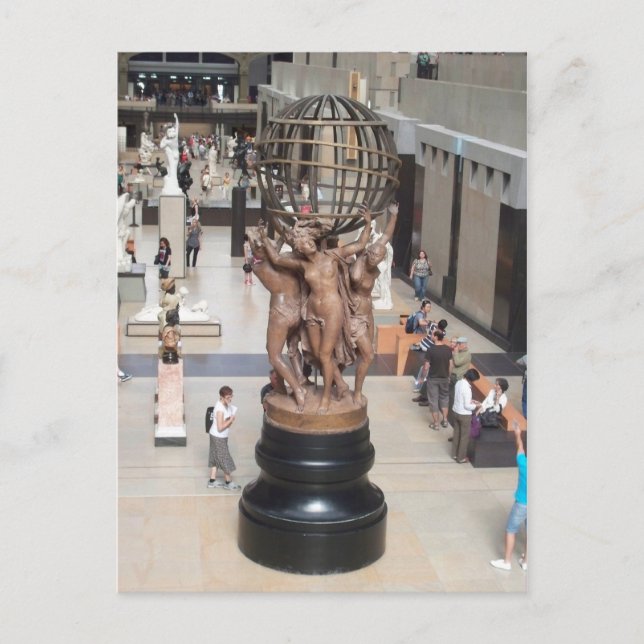 Jean-Baptiste Carpeaux Vykort (Framsida)