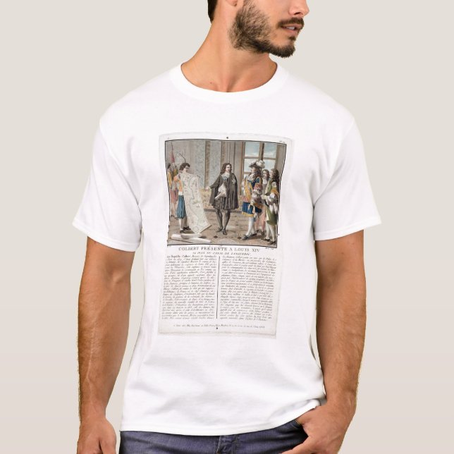 Jean Baptiste Colbert (1619-83) framlägger T-shirt (Framsida)