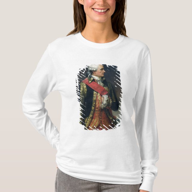 Jean-Baptiste de Vimeur Räkna av Rochambeau Tee Shirt (Framsida)
