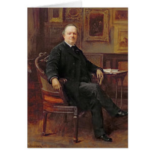 Jean-Baptiste Foucart 1894 Hälsningskort