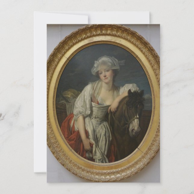 Jean-Baptiste Greuze - mejeriet Inbjudningar (Framsida)