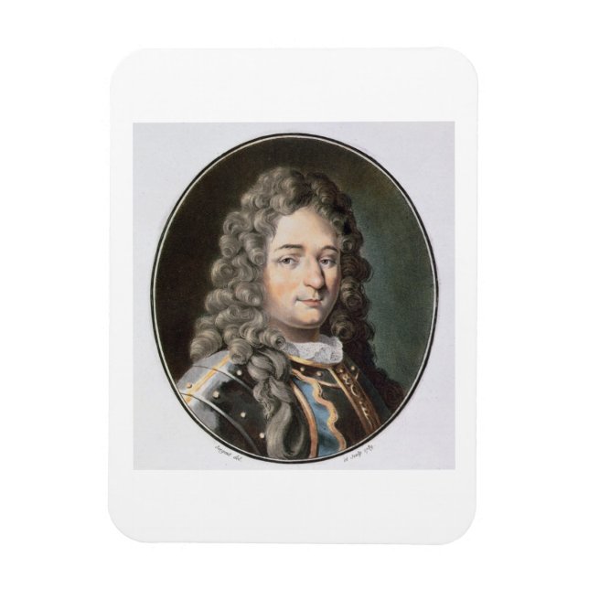 Jean Bart (1651-1702), 1789 (färgad engrave) ( Magnet (Vertikal)