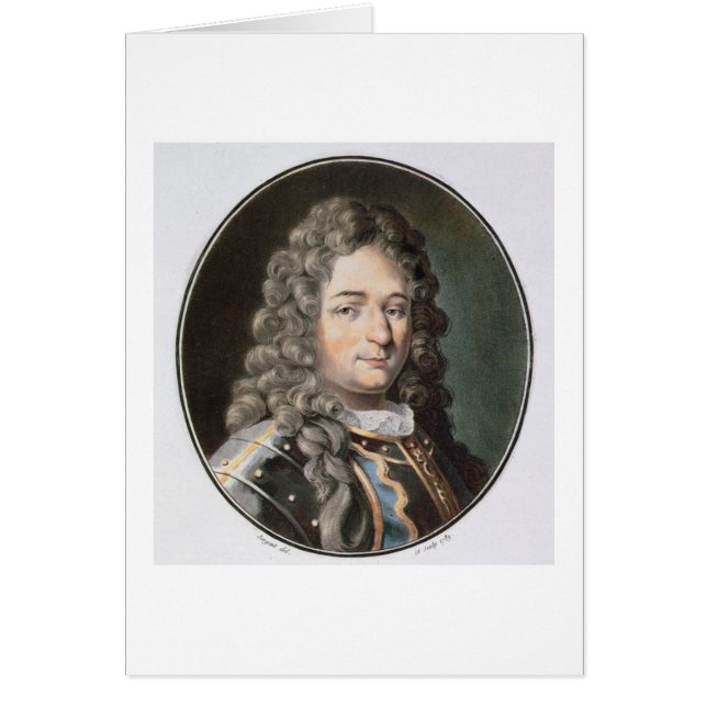 Jean Bart (1651-1702), 1789 (färgad gravyr) ( Hälsningskort (Framsidan)