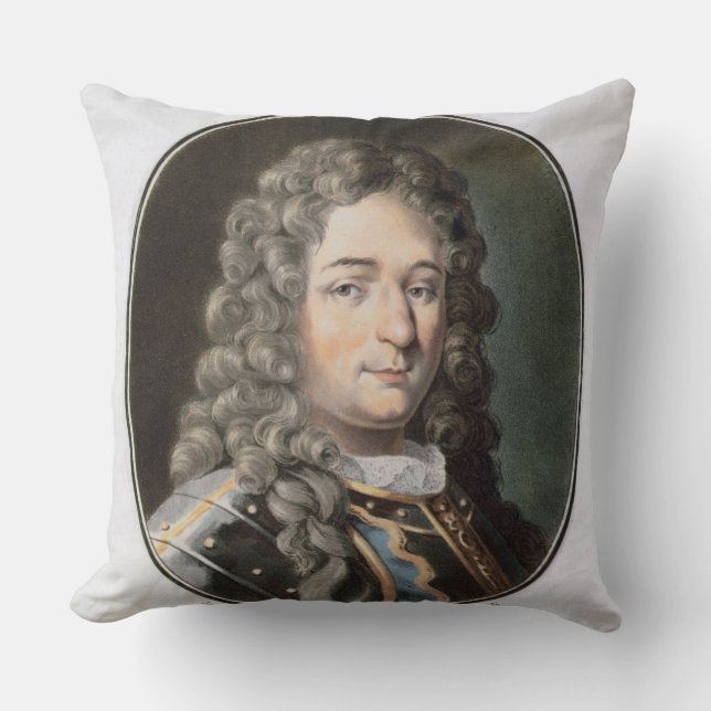 Jean Bart (1651-1702), 1789 (färgad gravyr) ( Kudde (Framsida)