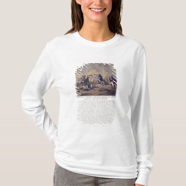 Jean Bart (1651-1702), fransk sjö- commandertaki T-shirt (Framsida)