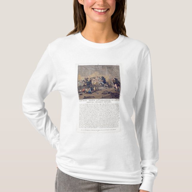 Jean Bart (1651-1702), fransk sjö- commandertaki T-shirt (Framsida)