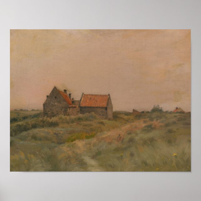 Jean Charles Cazin - Oktoberdagen Poster (Framsidan)