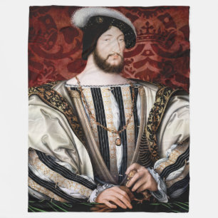 Jean Clouet - Francois I, Kung av Frankrike Fleecefilt