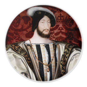 Jean Clouet - Francois I, Kung av Frankrike Knopp