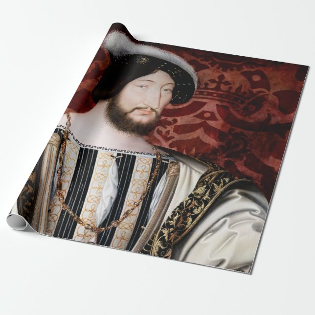 Jean Clouet - Francois I, Kung av Frankrike Presentpapper (Utrullad)