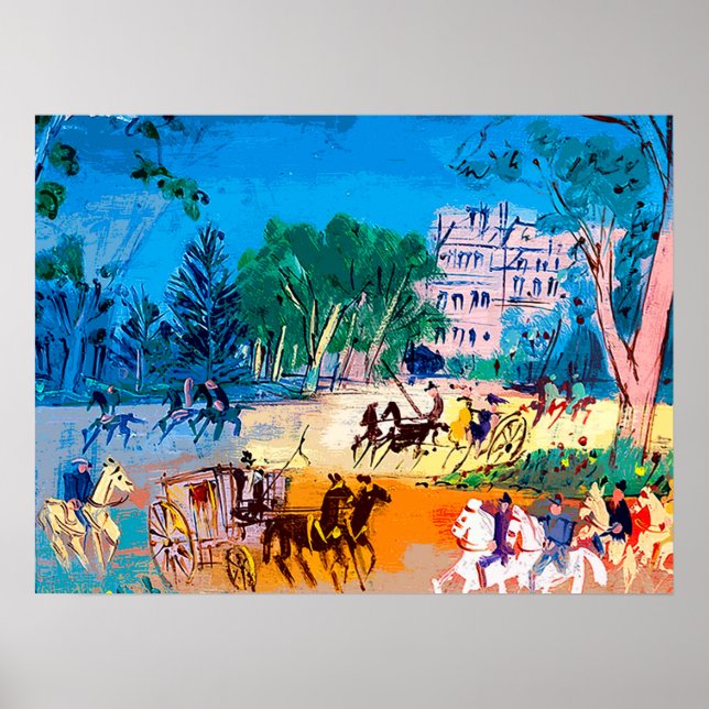 Jean Dufy Bois de Boulogne Poster (Framsidan)
