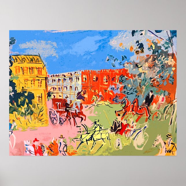 Jean Dufy HorsperPoster Poster (Framsidan)