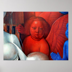 Jean Fouquet - Madonna och barnet specificerar Poster