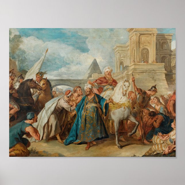 Jean-Francois de Troy - Mordecai-triumfen Poster (Framsidan)