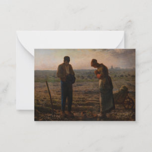 Jean-Francois Millet - Angelus Anteckningskort