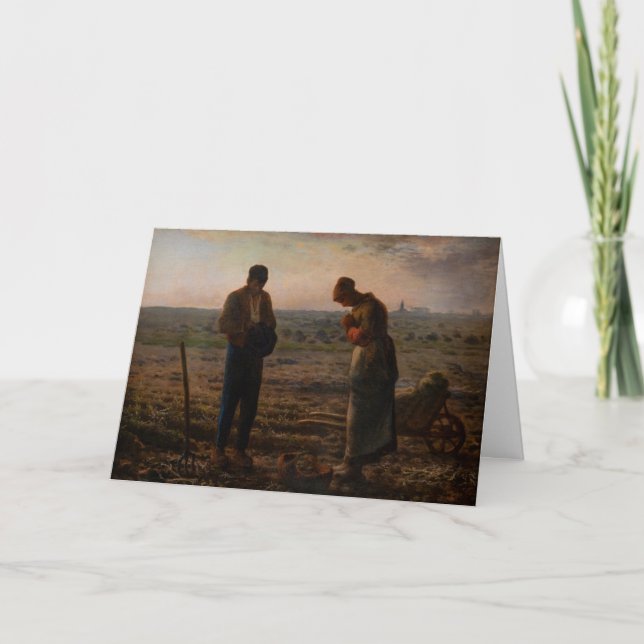 Jean-Francois Millet - Angelus Kort (Framsida)