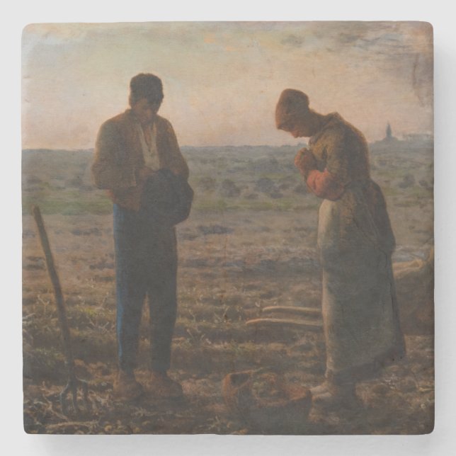 Jean-Francois Millet - Angelus Stenunderlägg (Framsidan)