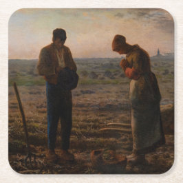 Jean-Francois Millet - Angelus Underlägg Papper Kvadrat