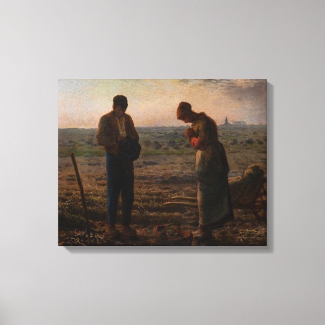 Jean-Francois Millet - Ave Maria Canvastryck (Framsida)