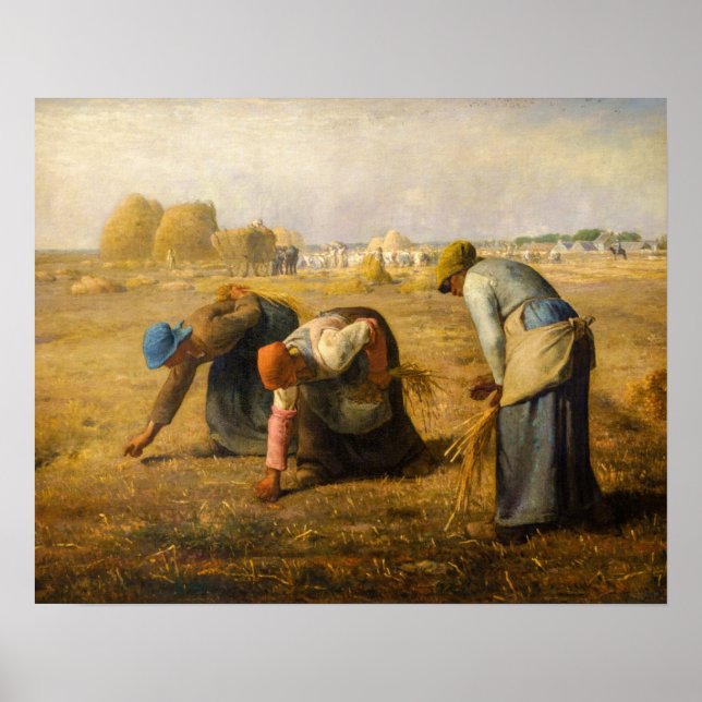 Jean-Francois Millet - Axensamlarna Poster (Framsidan)