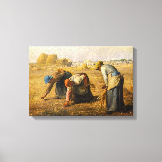 Jean-Francois Millet - Axetare Canvastryck (Framsida)