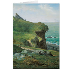 Jean-François Millet Cliffs of Gréville CC0455 Hälsningskort
