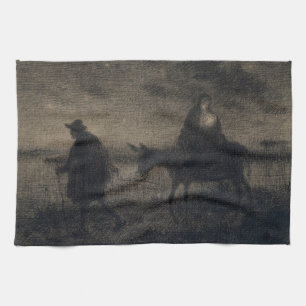 Jean-Francois Millet - Flygningen in i Egyptenen Kökshandduk