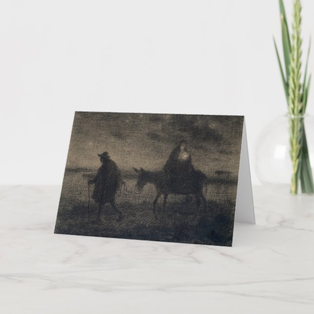 Jean-Francois Millet - Flygningen in i Egyptenen Kort (Framsida)