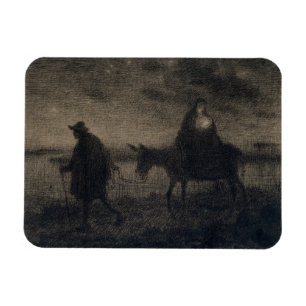 Jean-Francois Millet - Flygningen in i Egyptenen Magnet