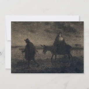 Jean-Francois Millet - Flygningen in i Egyptenen Tack Kort