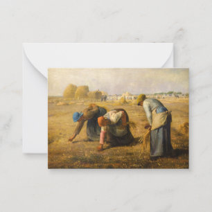 Jean-Francois Millet - Gleaners Anteckningskort