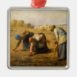 Jean-Francois Millet - Gleaners Julgransprydnad Metall