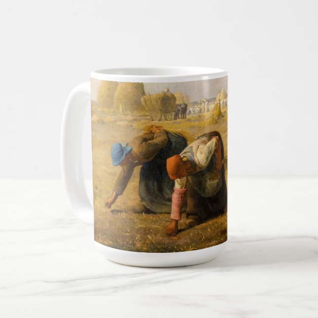 Jean-Francois Millet - Gleaners Kaffemugg (Framsida vänster)