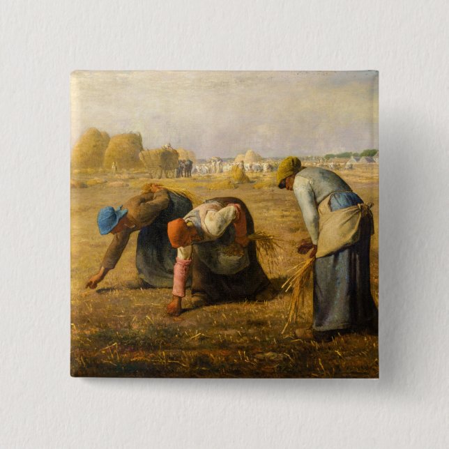 Jean-Francois Millet - Gleaners Knapp (Framsida)