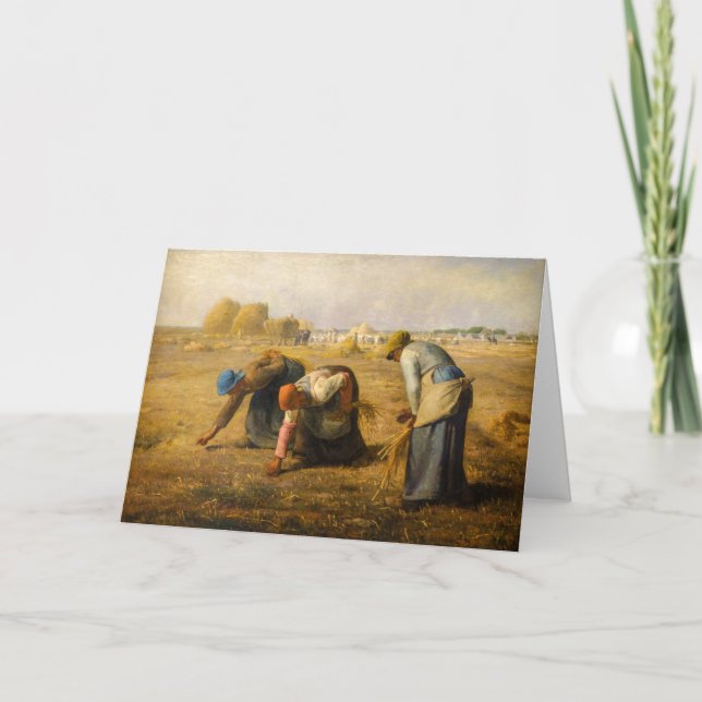 Jean-Francois Millet - Gleaners Kort (Framsida)