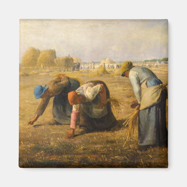 Jean-Francois Millet - Gleaners Magnet (Framsidan)
