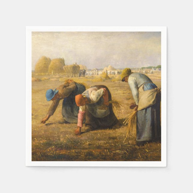 Jean-Francois Millet - Gleaners Pappersservett (Framsidan)