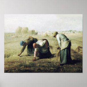 Jean François Millet, Gleaners Poster