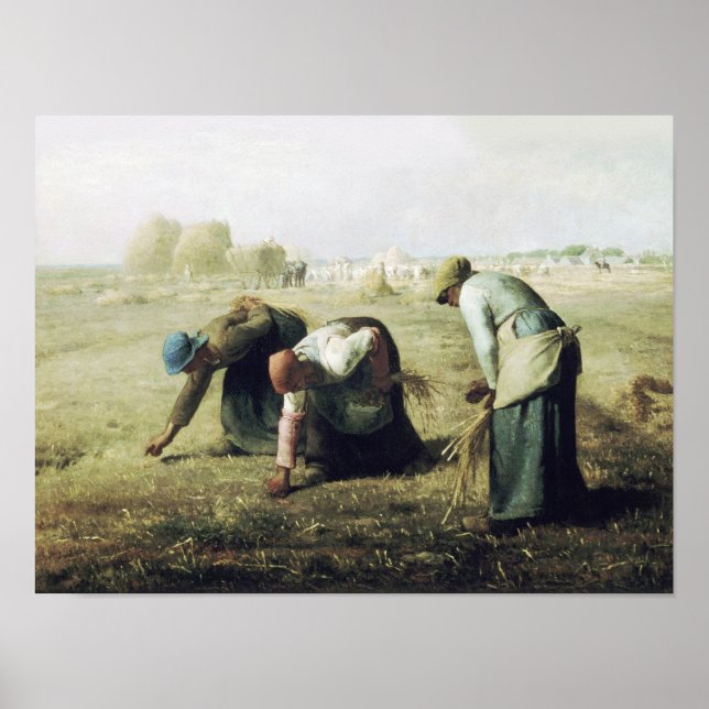 Jean François Millet, Gleaners Poster (Framsidan)